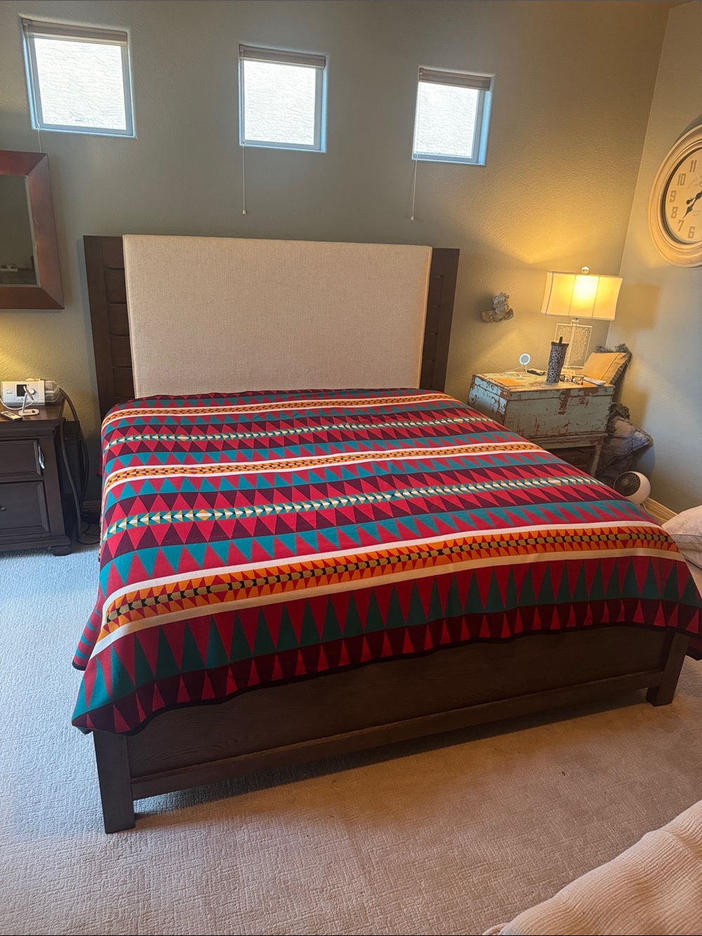 Pendleton Eyedazzler King Size Wool Blanket. Stunning! - Picture 2 of 7